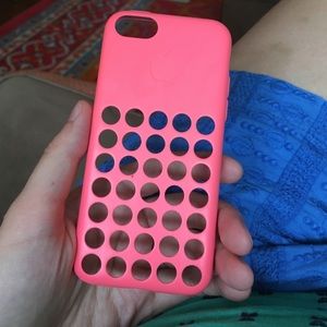 iPhone 5c coral case