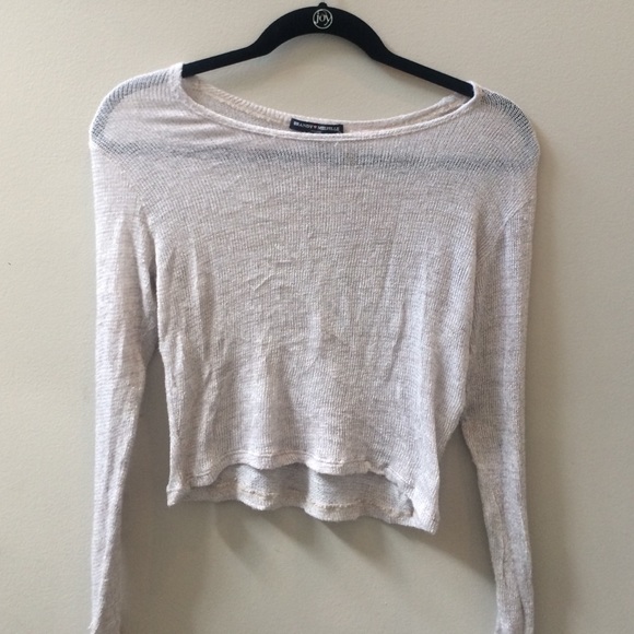 Brandy Melville Long Sleeve Knit Top