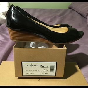 COLE HAAN NIKE AIR TALI OPEN TOE WEDGE