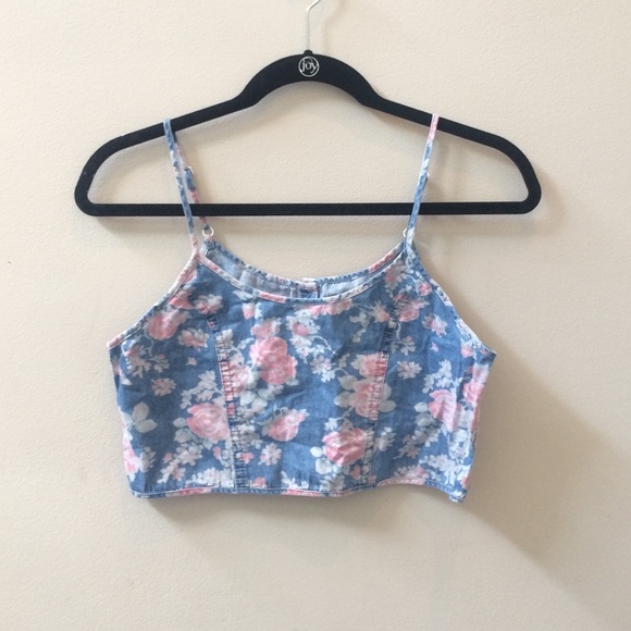 NWT Floral Cropped Tank from Urban Outfitters - Picture 1 of 4