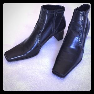 Black leather boots- so soft!