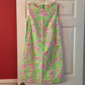 Lilly Pulitzer "Pink&Lime Green Seahorse" Dress