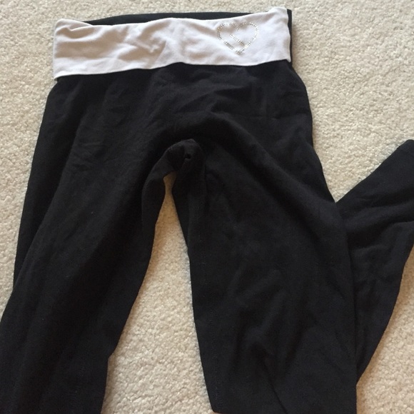black long leggings