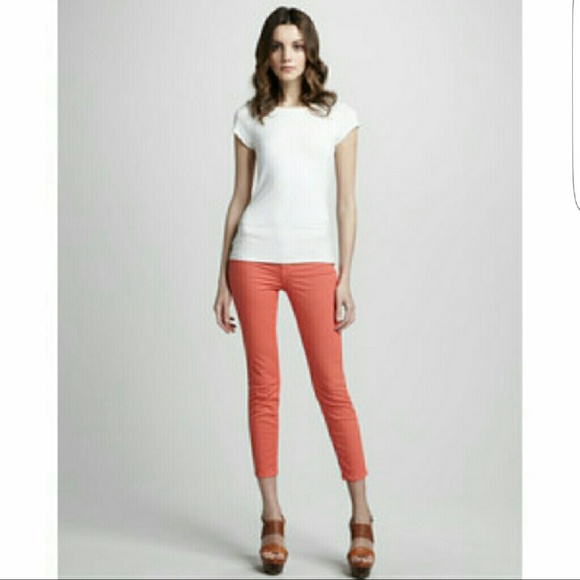 Sale! J Brand size 23 Tangerine Capris