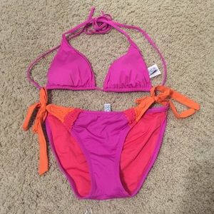 Becca swim top and bottoms