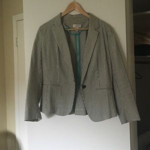 LOFT seersucker jacket