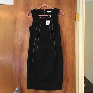 Never worn with tags Calvin Klein black dress