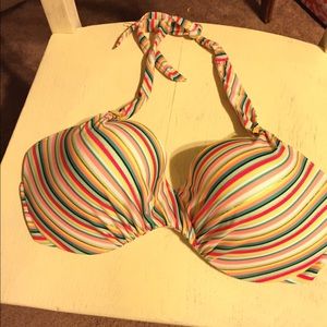 Victoria's Secret Striped Bathing Suit Top