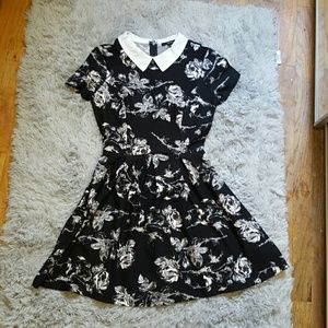 Collared skater dress