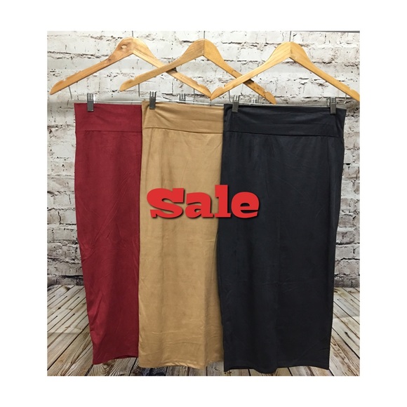 High waist skirts , Burgundy , Black or Tan