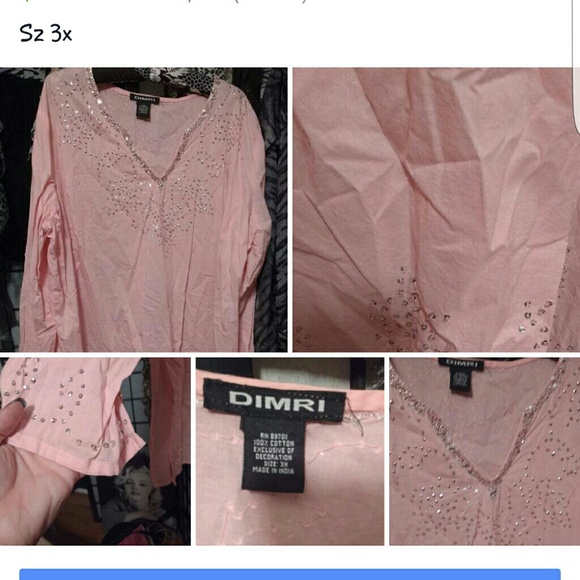 Long pink top