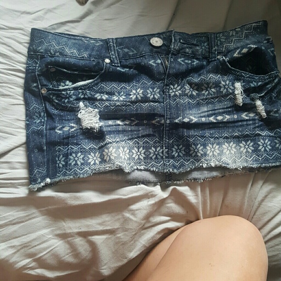 Jean skirt