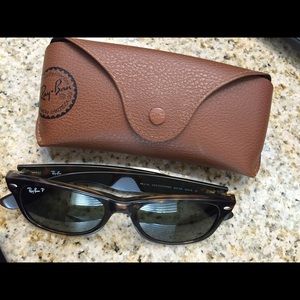 Polarized Ray Ban New Wayfarer - Tortoise