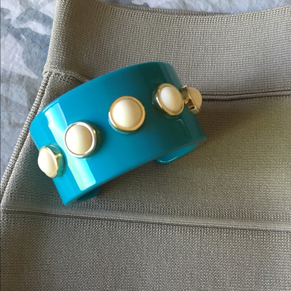 Trina Turk turquoise resin cuff, NWOT.