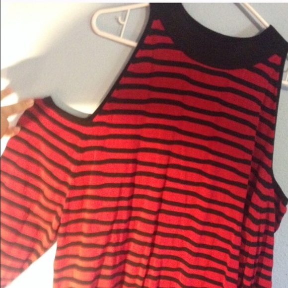 TORRID COLD SHOULDER SWEATER