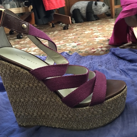 Nine West platform espadrilles