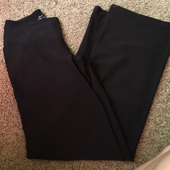Nike spandex sweatpants bootcut - Picture 1 of 2