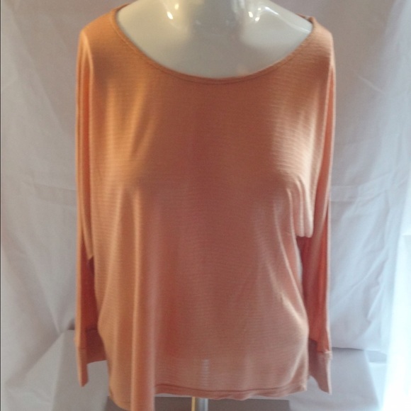 Orange Long Sleeve Top