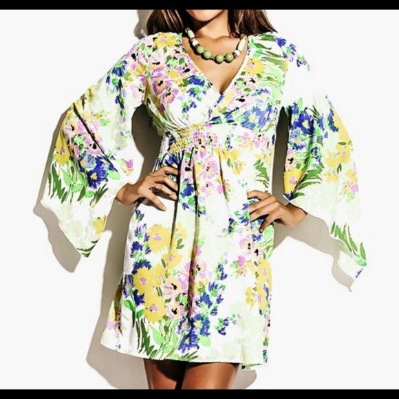 🌻🌻HP 9/9🌻🌻 PLUS SIZE KIMONO STYLE DRESS