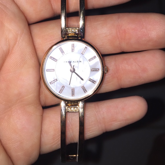 Rose gold Anne Klein watch!
