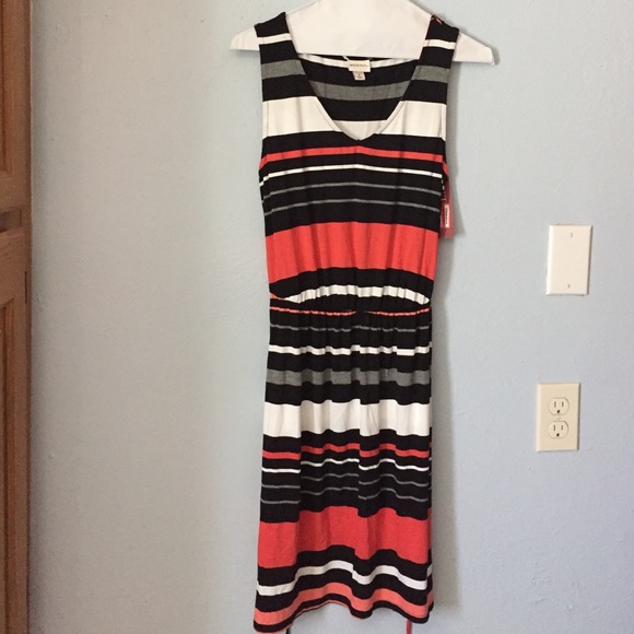 Striped tank dress