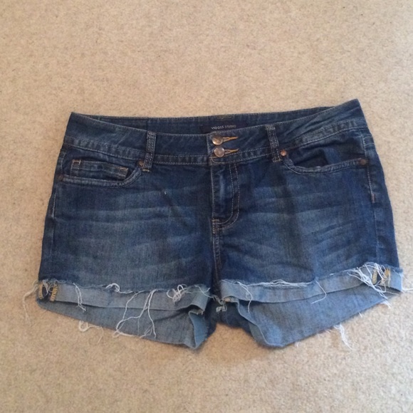 Frayed Jean Shorts