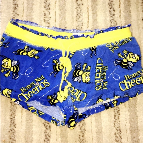 Honey Nut Cheerios pajama shorts