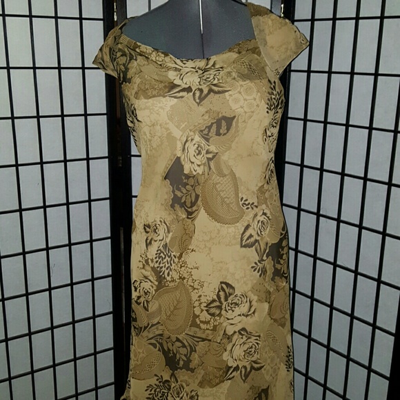 Forest printed dress
