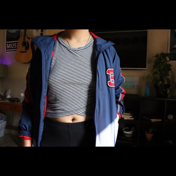 Striped Crop Top