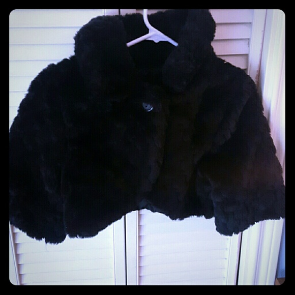 Dress faux fur jacket