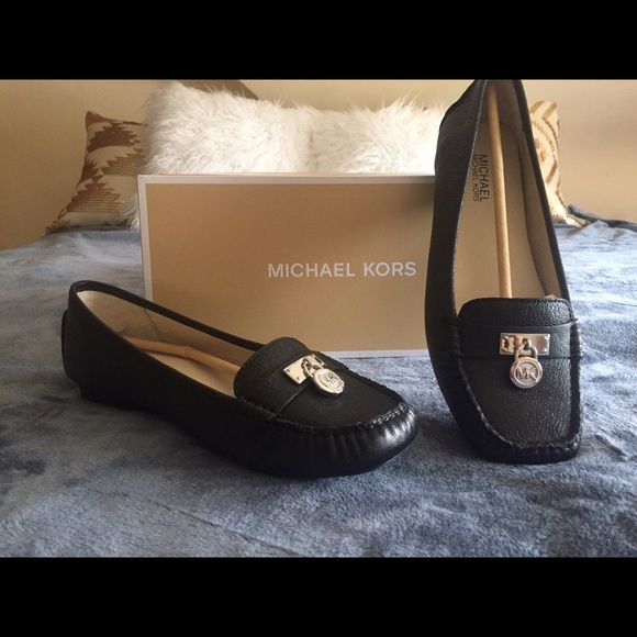 Authentic Black Micheal kors loafer/flat