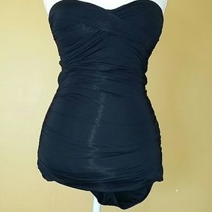 Black Carmen Marc Valvo one piece