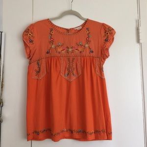 Mexican embroidered top