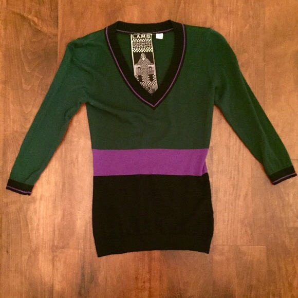 L.A.M.B • sweater • NWOT • quarter length sleeves