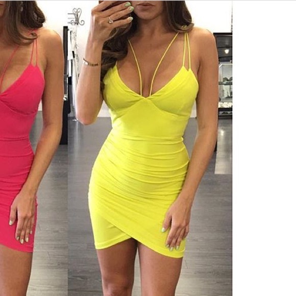 Yellow Strappy Dress