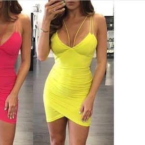 Yellow Strappy Dress