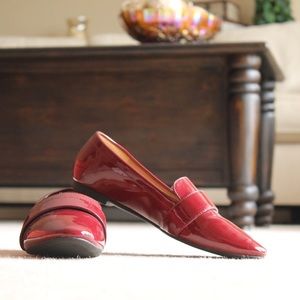Nine West Red Patent Loafers