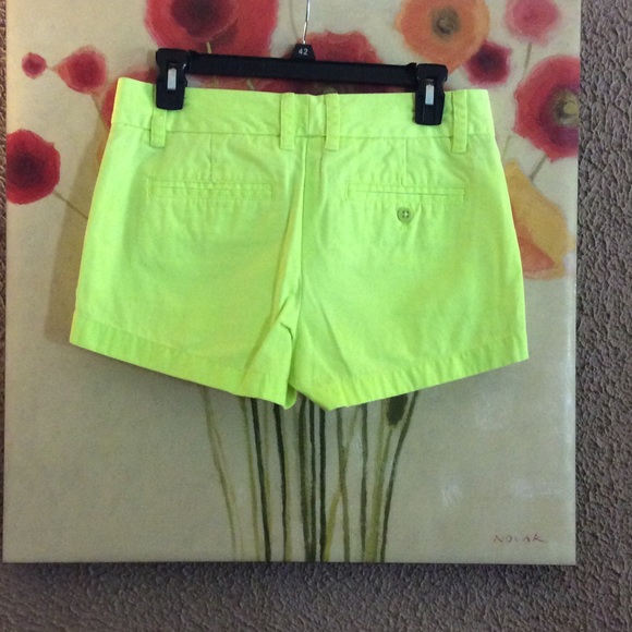 🌺 Yellow J. Crew Shorts 🌺 - Picture 2 of 3