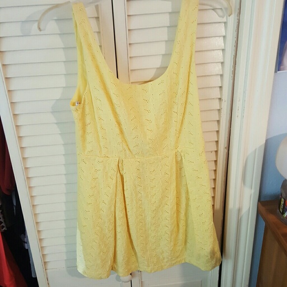 Yellow summer dress