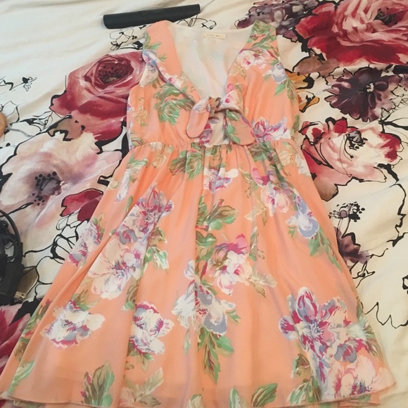 Light pink flower dress