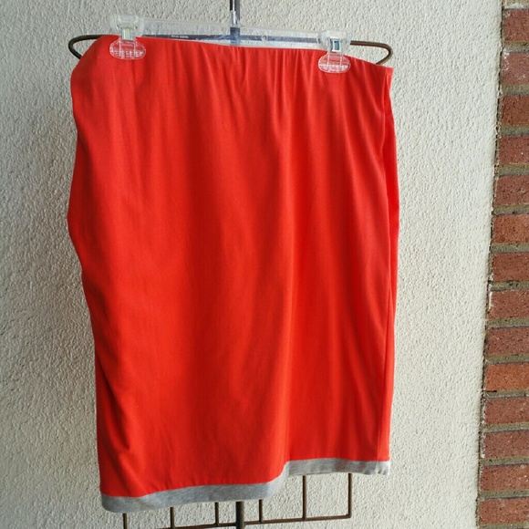 CAbi Reversible Cotton pencil Skirt