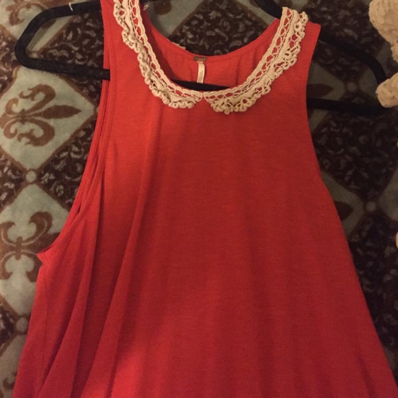 Red free people top - Picture 1 of 2