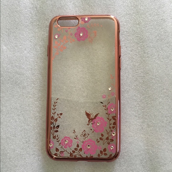 iPhone 6/6s Rose Gold Floral Case