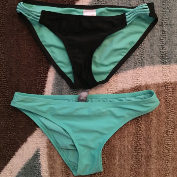 Two bikini bottoms