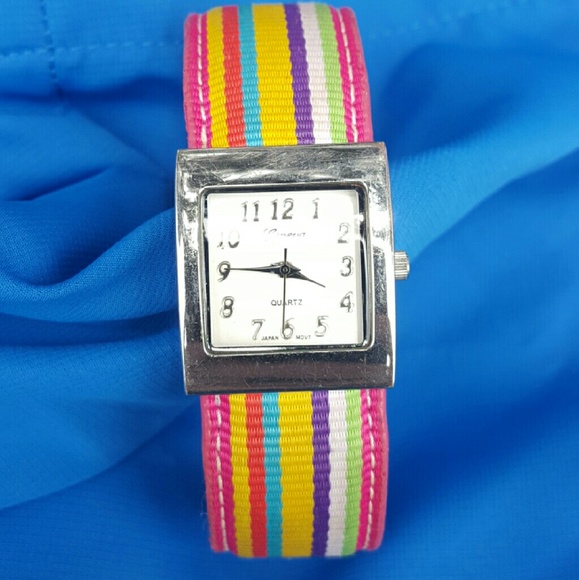 Geneva rainbow watch