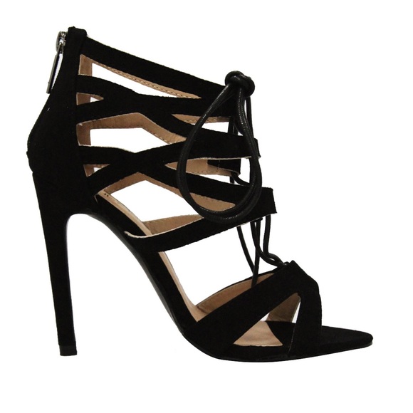 LAST PAIR! Ankle Strap High Heel Pump Sandals - Picture 2 of 4