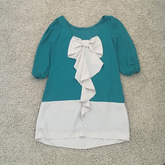 Chiffon shift dress