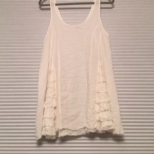 Free people cream tunic