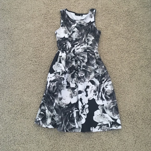 Black and white dress