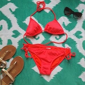 Sexy hot pink bikini